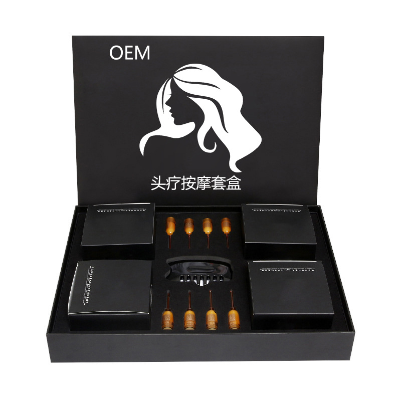 Head Therapy Kit Oem Customized Spa Head Massage 12 Times Head Therapy Essential Oil Customer Expansion Kit Customized Processing