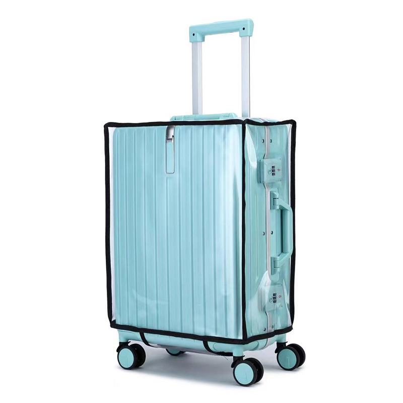 Manufacturer Direct Delivery Suitcase Protective Cover Pvc 18inch Edge Suitcase Cover 20 Inches 22 Inches 24 Waterproof Travel Cover Checked