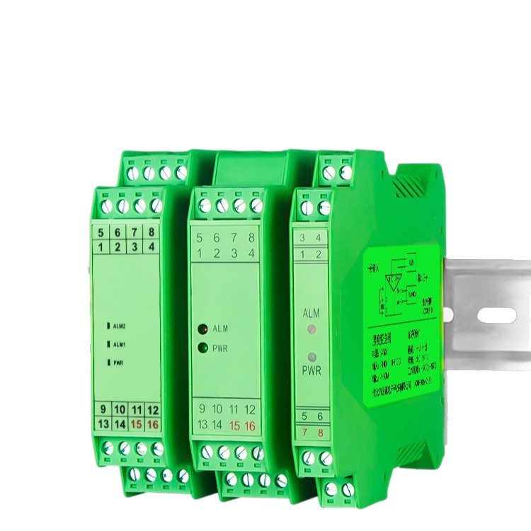 Pt100 Thermal Resistance Rail Type Temperature Transmitter Signal Isolator to 4-20Ma Analog 0-10V Output