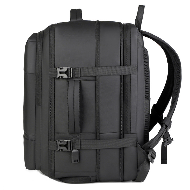 New Style Carry-On Backpack for Men, Business Multifunctional Expandable Backpack, Large Capacity Shoe Compartment, High-End Travel School Bag