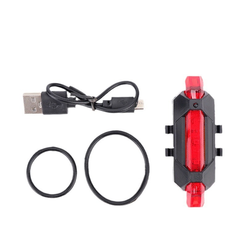 Bicycle 918 Tail Light USB Charging Night Riding Flashing Bicycle Warning Light Cycling Equipment Mountain Bike Flash Light