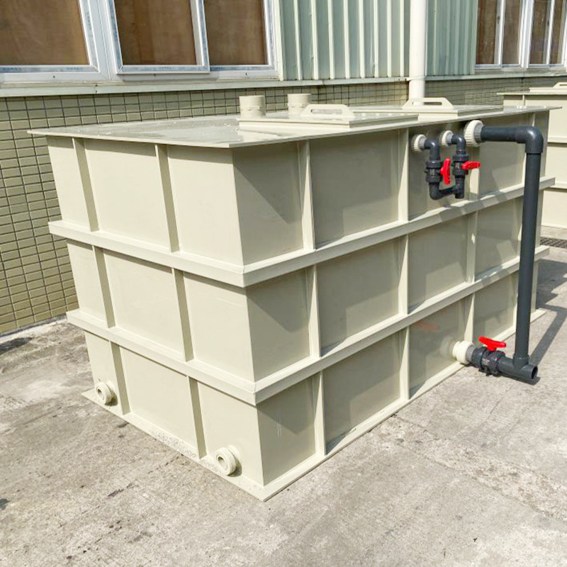 Customized Pp Electroplating Tank Electrolytic Acid and Alkali Resistant Water Tank Sewage Equipment Bio-Adsorption Tank Pp Water Tank Industrial High Corrosion Resistance