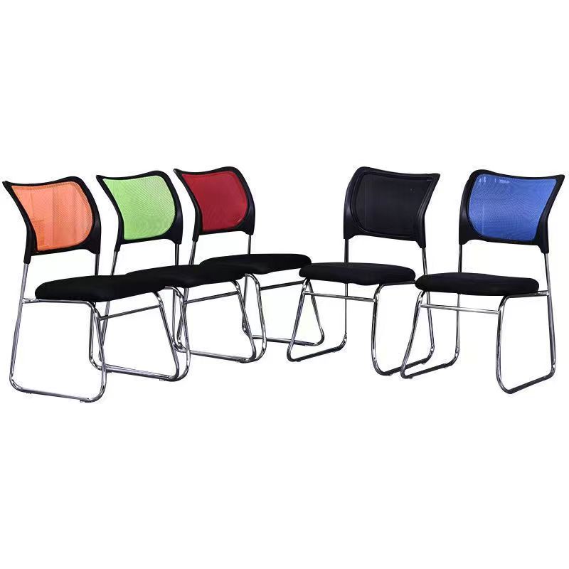 Office Chair Training Chair Staff Chess and Card Backrest Meeting Room Chair Mesh Seat Home Bow Computer Conference Chair