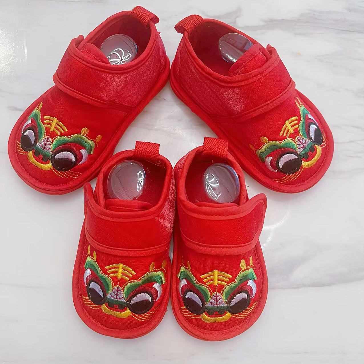 Туфли для малышей с тысячелayers, туфли с тигровой головой, этнические туфли для детей