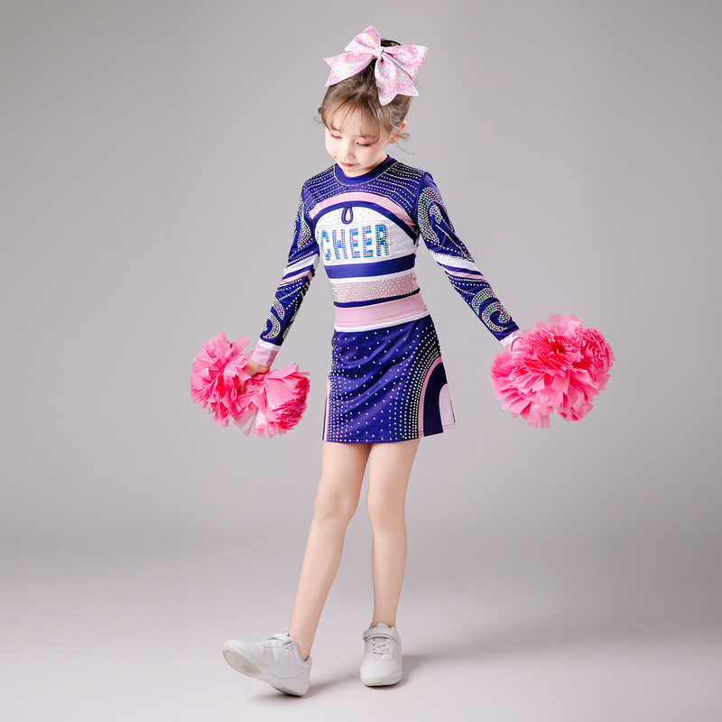 Cheerleading Costumes, Cheerleading Uniforms, Primary School Students' Dance Costumes, Performance Costumes, Competitive Gymnastics Costumes for Children