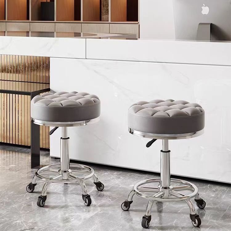 Simple Rotating Liftable Computer Chair, Beauty Salon Stool, Comfortable Sedentary Makeup and Manicure Stool, Bar Swivel Chair