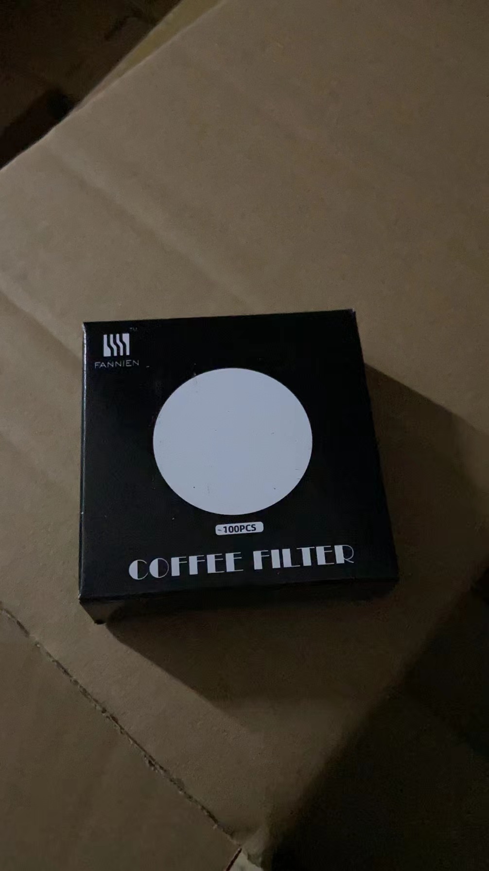 Powder bowl filter paper round imported secondary water distribution filter paper espresso coffee machine handle filter mesh 51/53/58mm