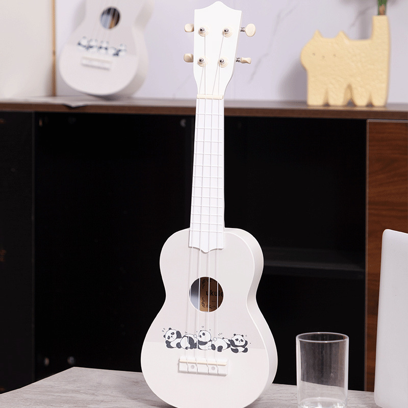 YouCreary Beginners Male and Female Students High-value Beginner-level Musical Instruments Self-study Little Guitar Cute Cartoon Figure Little Panda