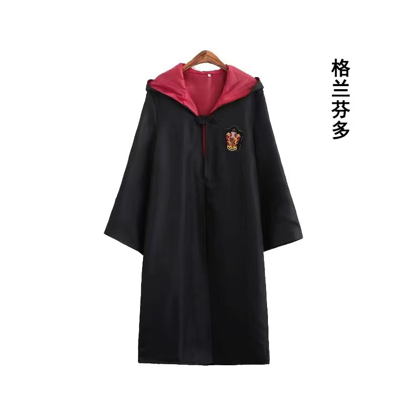 Harry Potter Wizard Robe Coin Full Dauphin School Costume Hermione Same Clothes Magic Wand Halloween Neighborhood