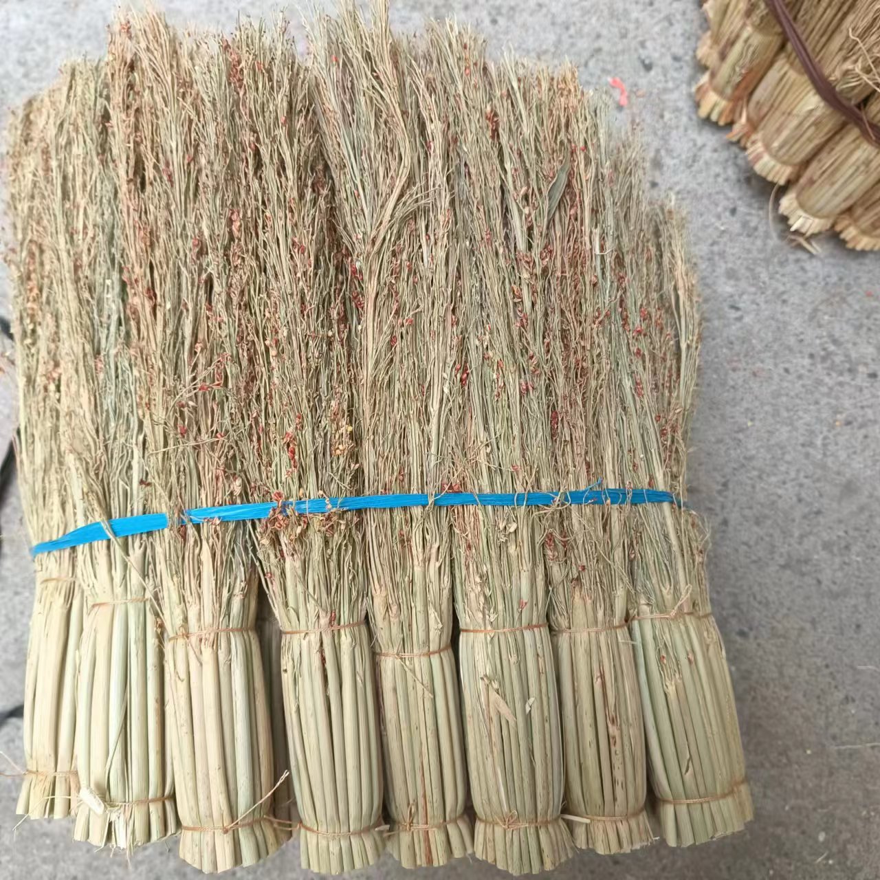 Kitchen sorghum brush dish brush pot broom pure natural plant straw hand-woven pot brush