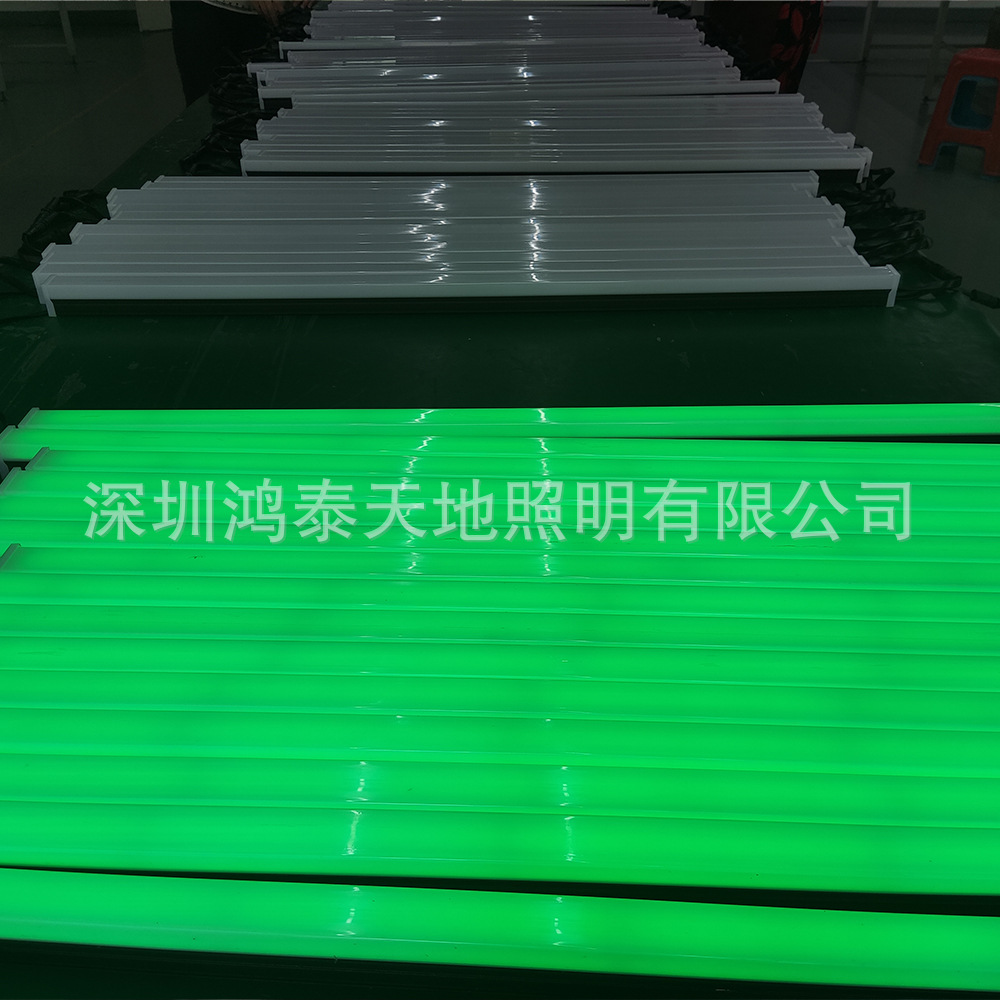 Rgb Full-Color Led Line Light Dmx Coding Outdoor Waterproof Engineering Lighting Manufacturer Direct Supply Guardrail Tube Hard Light Strip