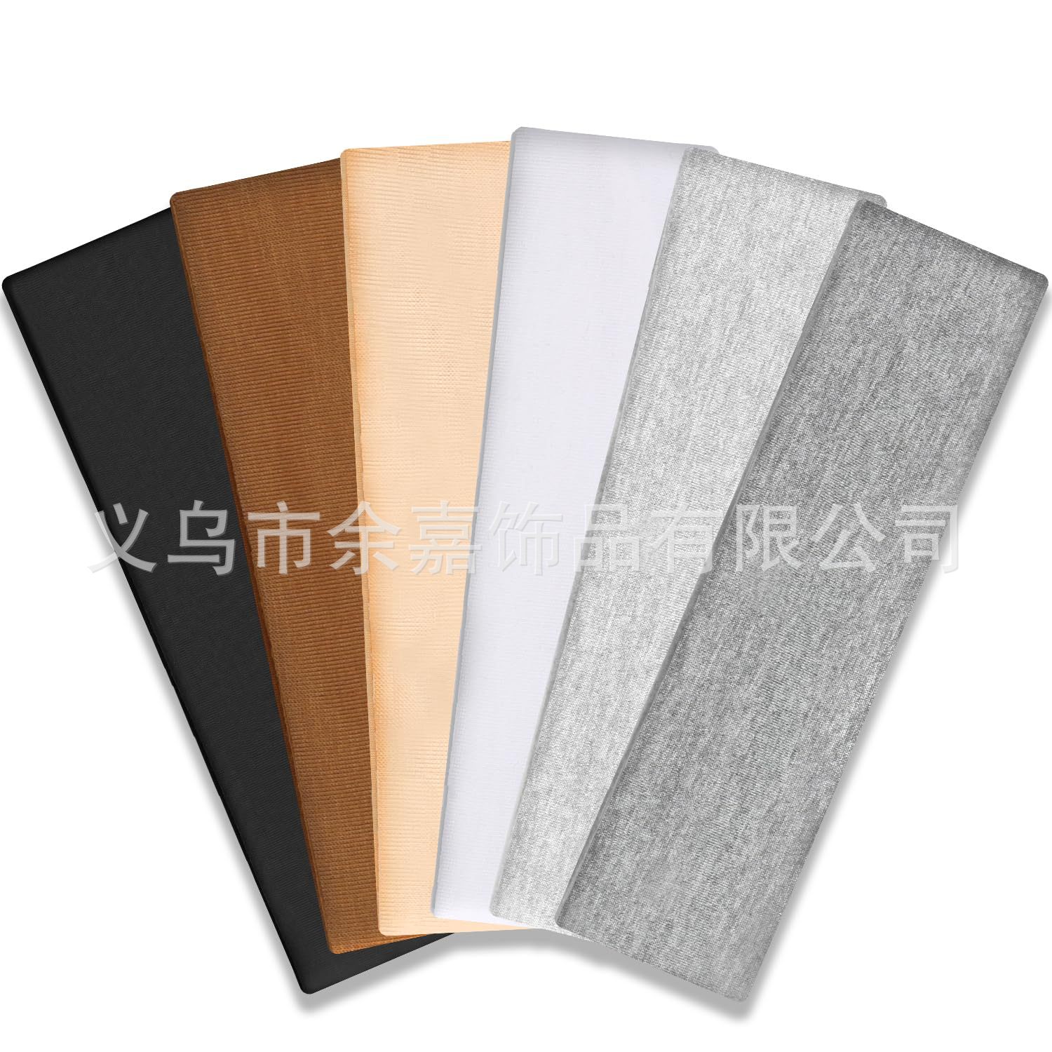 European and American Yoga Elastic Headband Sports Fitness Running Sweat Absorbing Hair Band Korean Plain Hair Headwear Headband