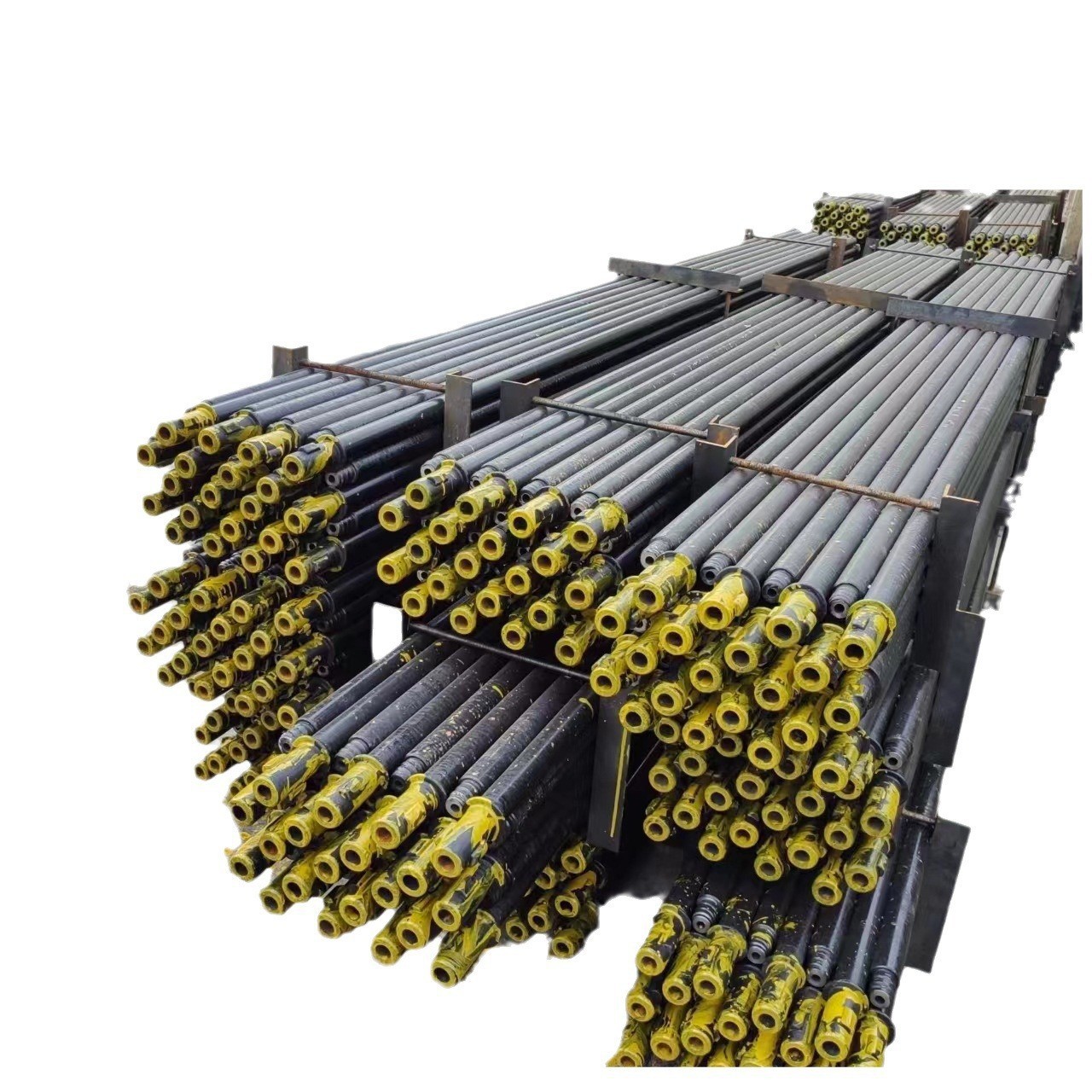 High-Strength Steel 40Cr T38/R38 Threaded Drill Rods for Blast Furnace Openings, Sturdy and Bend-Resistant, Support Customization for Hole Opening Machines