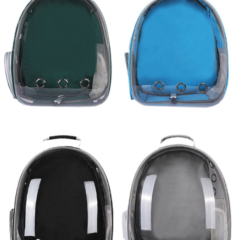 Cat Bag Shoulder Breathable Portable Pet Bag Large Capacity Transparent Shell Pet Bag Cat and Dog Backpack Space Capsule Cat Bag