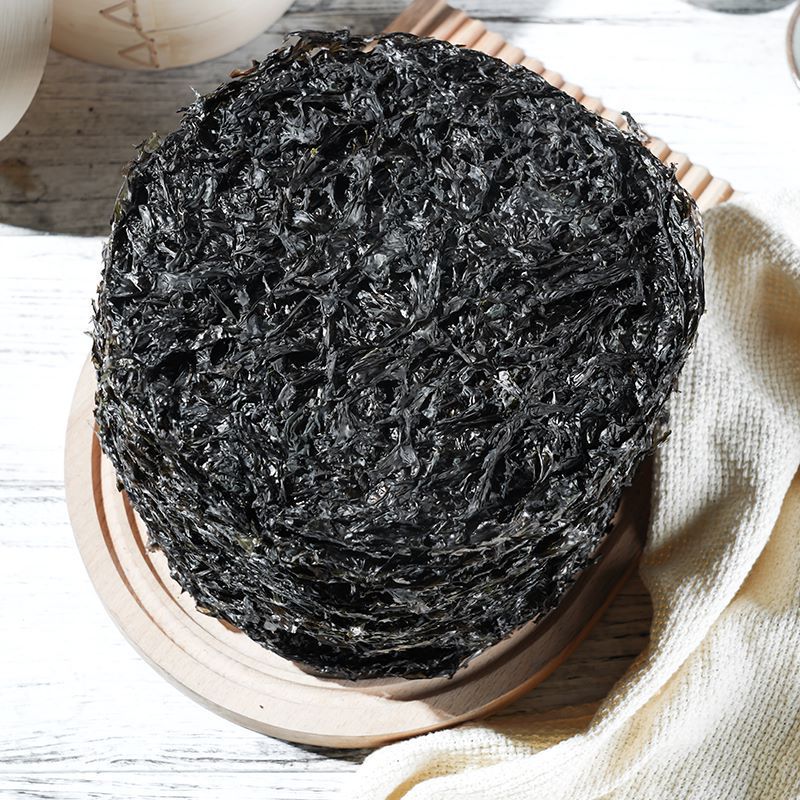 Touhui Seaweed Dry Goods Fujian Xiapu Specialty Grade Pure Seaweed Sand-Free No-Wash Packaging Seaweed Wholesale Commercial