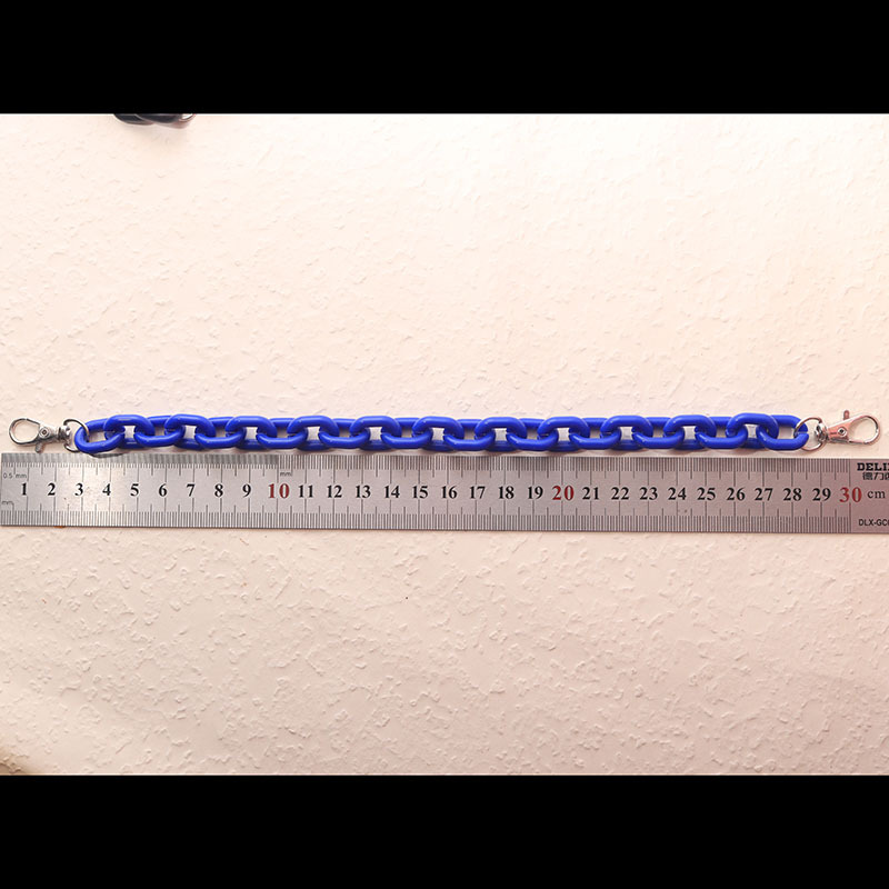 Acrylic Macaron Colorful Chain Bag Strap DIY Bag Chain Bag Strap Fashion Shoulder Crossbody Bag Chain