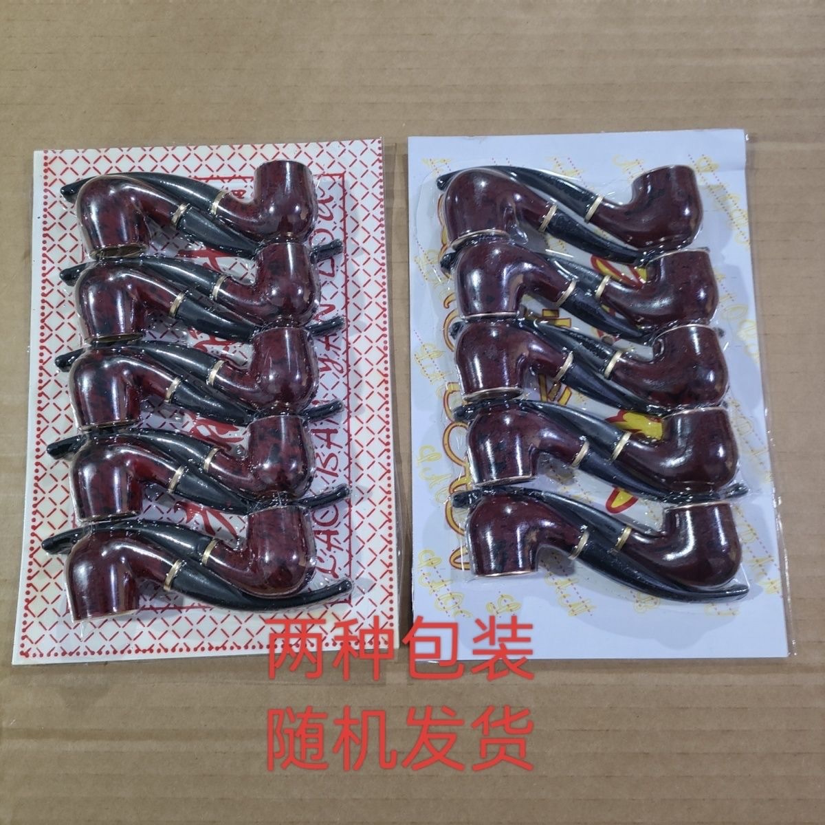 Boss Pipe Mini Portable Boss Small Pipe Resin Curved Simple Novice Practice Pipe