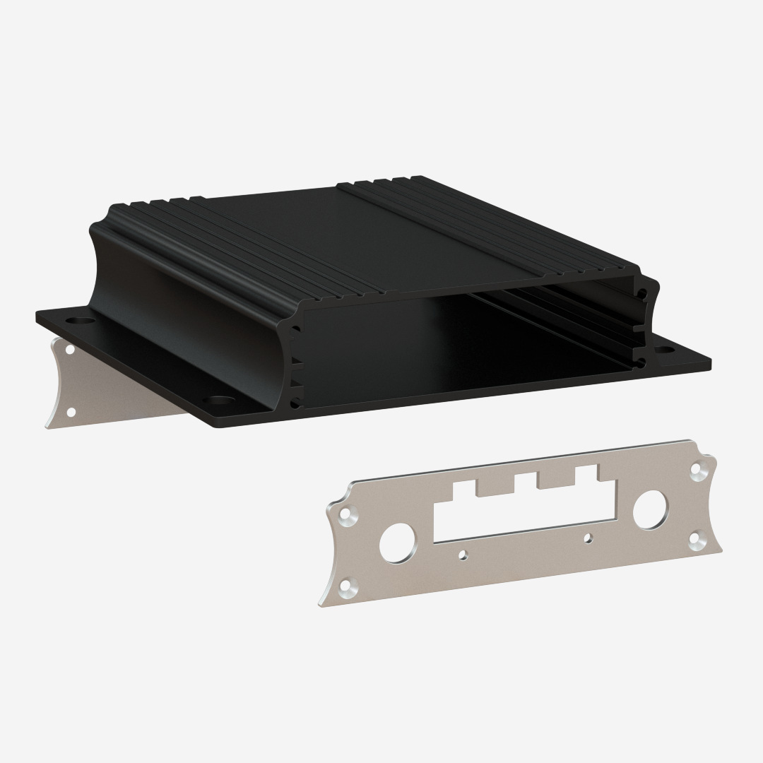 Mini Industrial Computer Display Inverter Cnc Shell Power Supply Aluminum Box Controller Aluminum Profile Instrument Box Customization