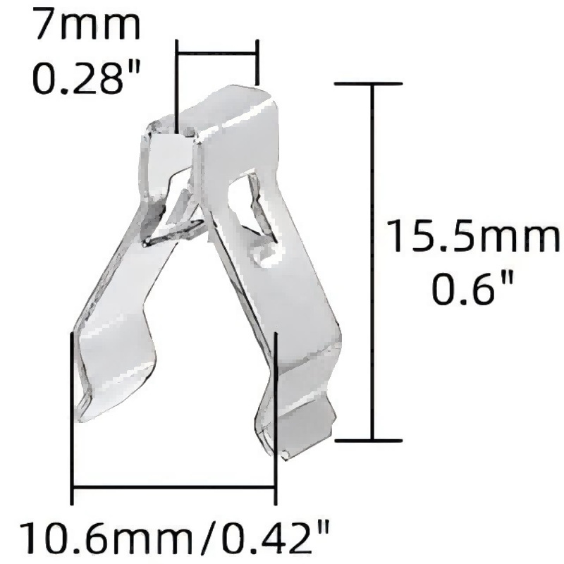 Универсальные металлические зажимы для автомобилей, зажимы для карт, бампера, внутренние панели, зажимы для стоек A, штампованные детали