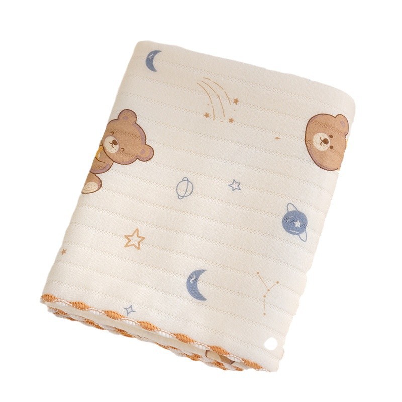 Quilted Bag Single Knitted Baby Bag Spring and Autumn Breathable Production Room Holding Quilt Newborn Baby Wrap Towel