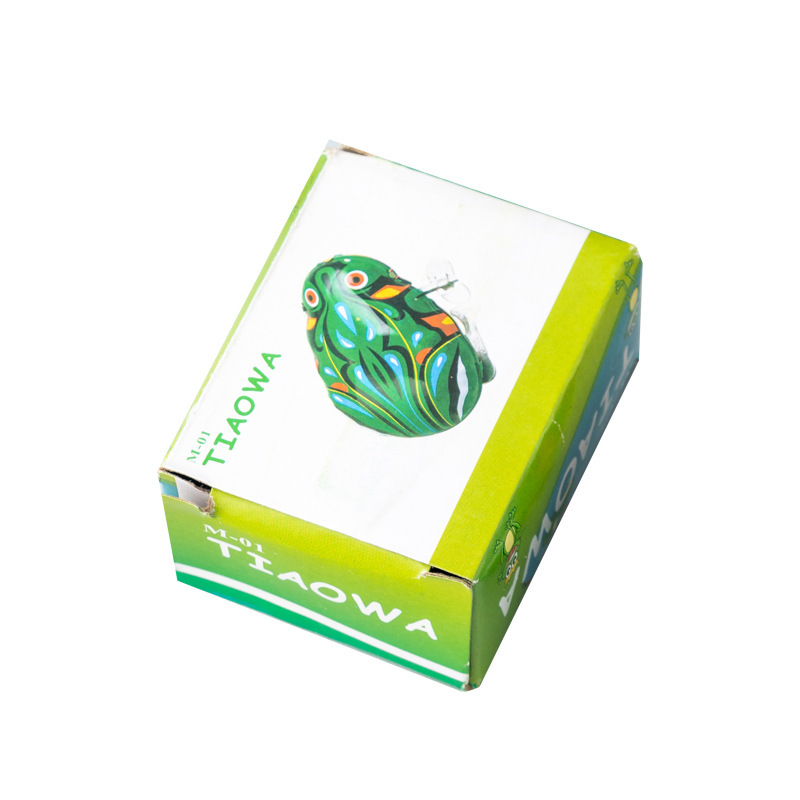 Metal Frog Toy Small Frog Toy Children's Gift Wind-Up Jumping Frog Animal Bounce 80S Nostalgia