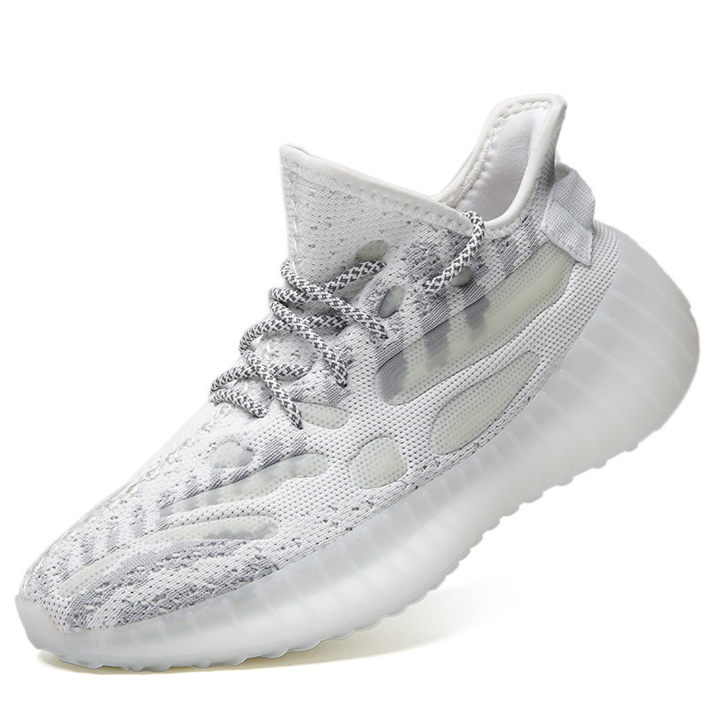 Couple Running Shoes 2025 New Style Genuine Thick Sole Heightening Sports Shoes Running Shoes Physical Examination Shoes Coconut 380