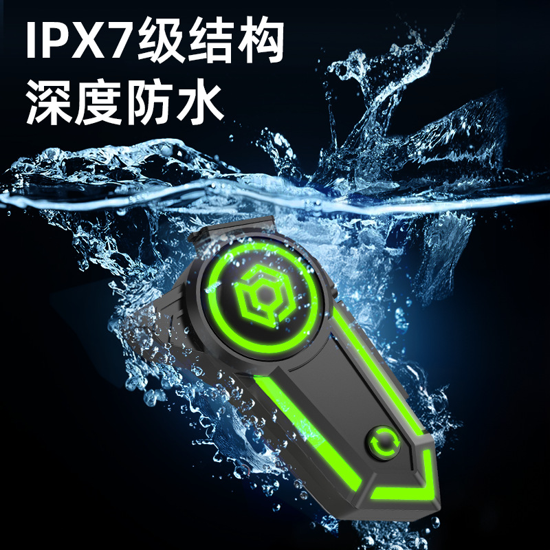 Popular Ay30 Helmet Bluetooth Headset Motorcycle Riding Network Intercom Suitable for Full-Face Helmet and Half-Face Helmet with Long Battery Life and Noise Reduction