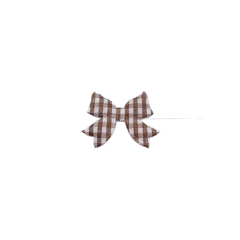 Customized Plaid Bow Accessories, Scottish Bow Ties, Decorative Headwear, Handmade DIY Accessories