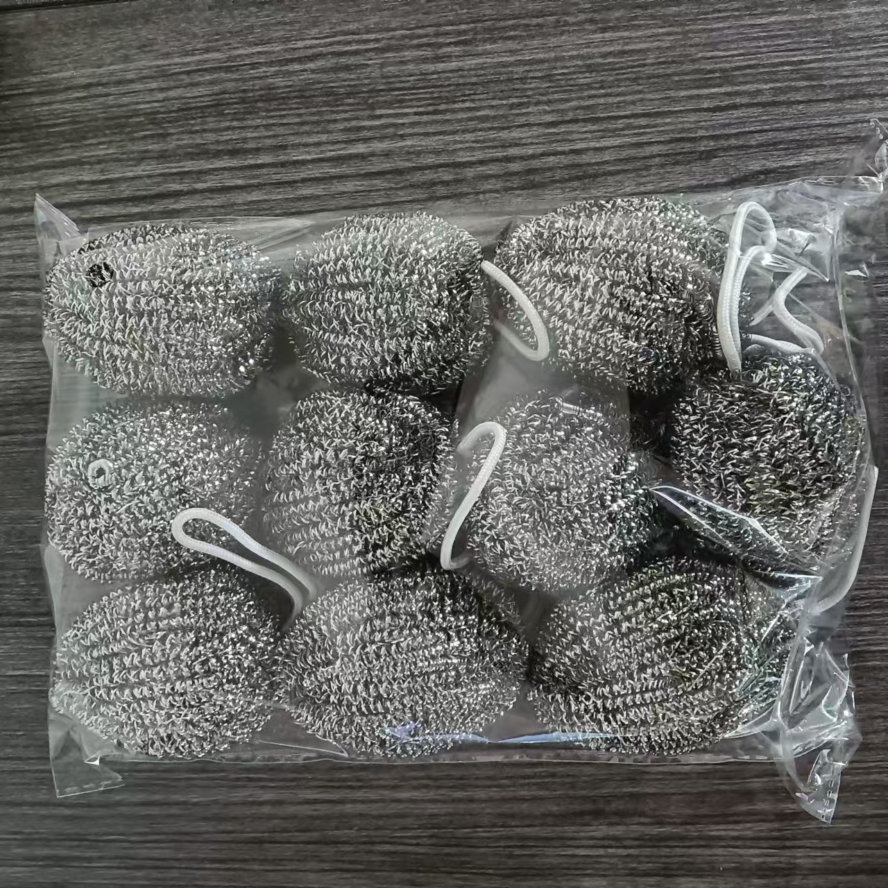 Large encryption lanyard steel wire ball stainless steel cleaning ball kitchen brush pot dish washing wire oil artifact rust