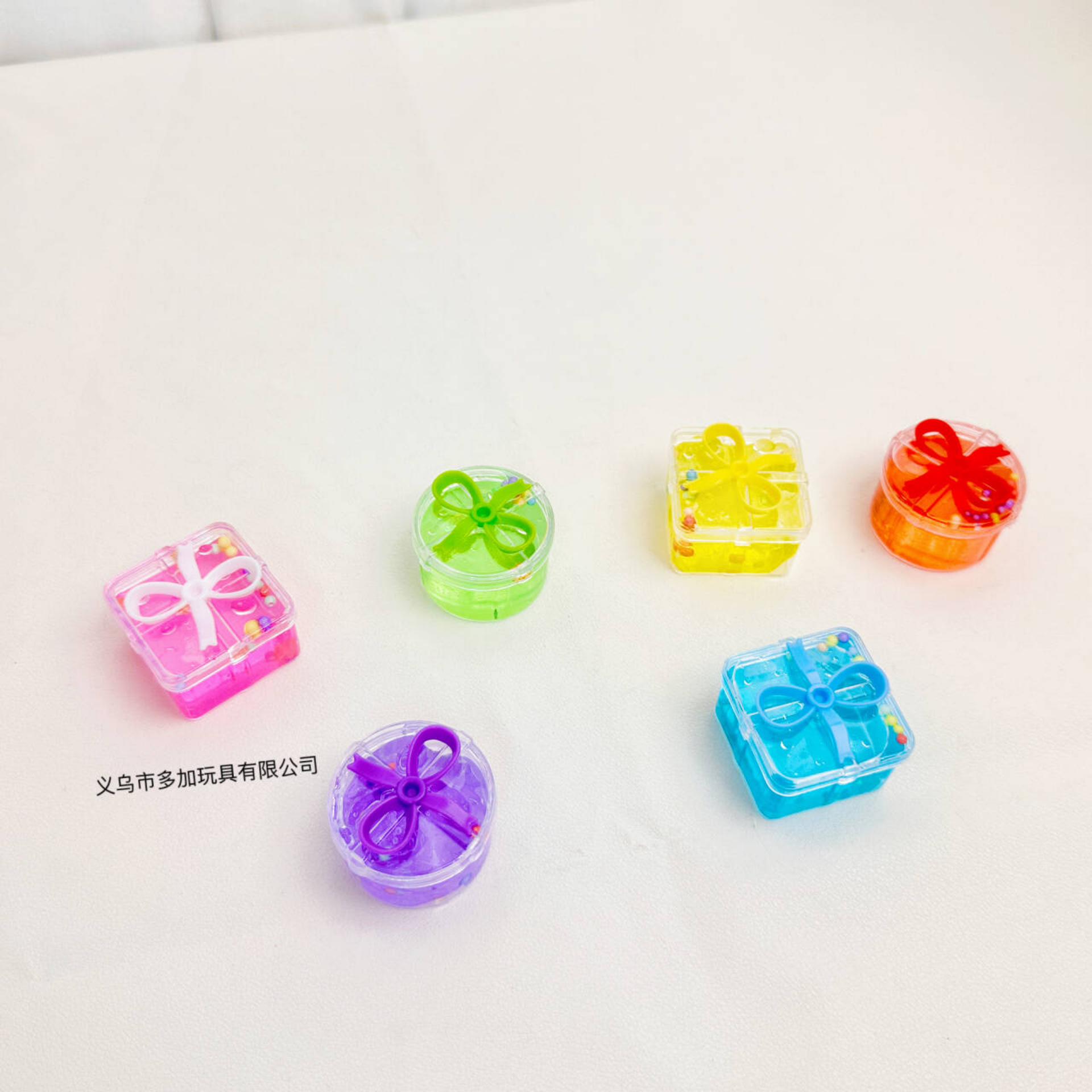 B48 into the small gift box foaming glue high permeability crystal mud good-looking gift slime stall toys sell well