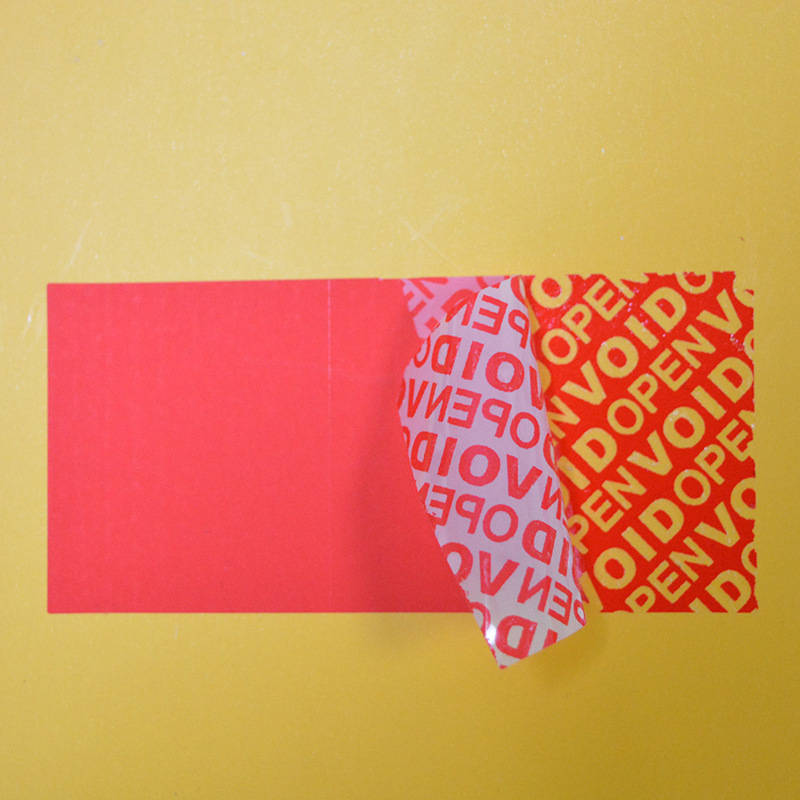 Этикетка для запечатывания, метка защиты от вскрытия, индивидуальная, двухмерный код, наклейка защиты от подделок