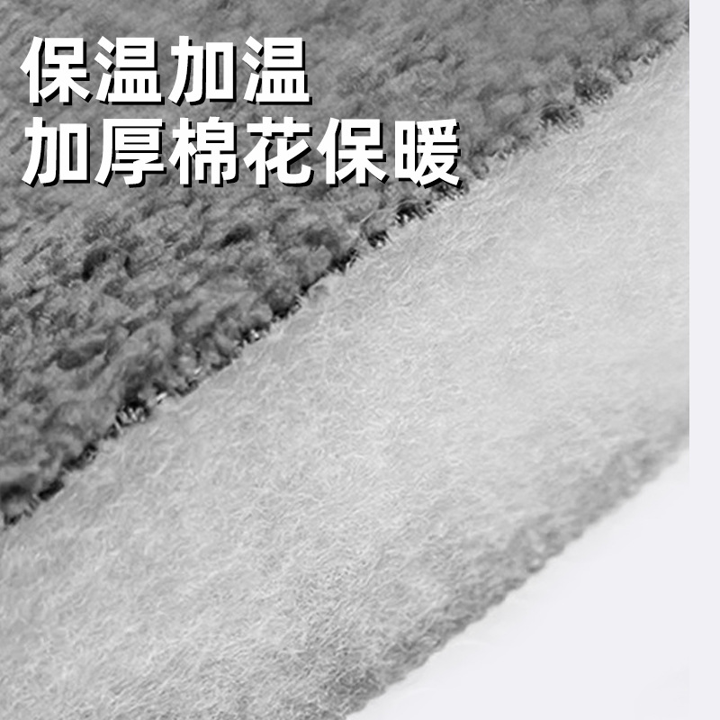 Handle Set Winter Riding Cold-proof fleece-lined Thickened Waterproof Double Windproof Cute Handle Set Electric Car Motorcycle Gloves