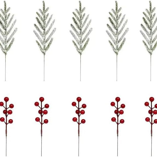 Кросс-граница экспорт рождественский искусственный с снежинками серия рождественские внутренние украшения ручная работа DIY цветочная композиция аксессуары