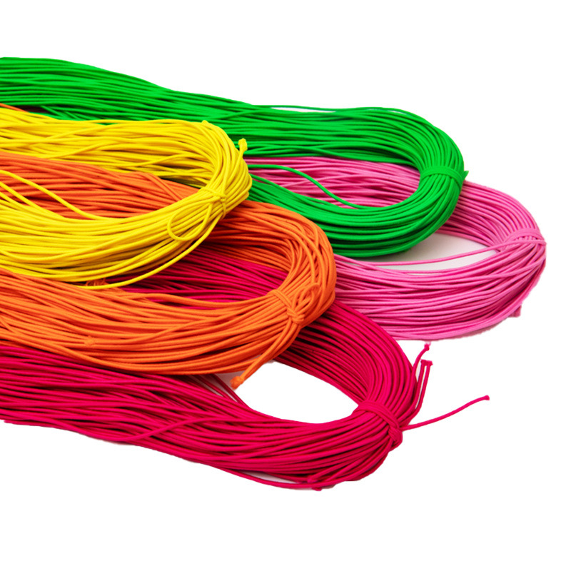 0.8-15mm round elastic band elastic rope latex round elastic band trampoline sports luggage elastic rope elastic rope