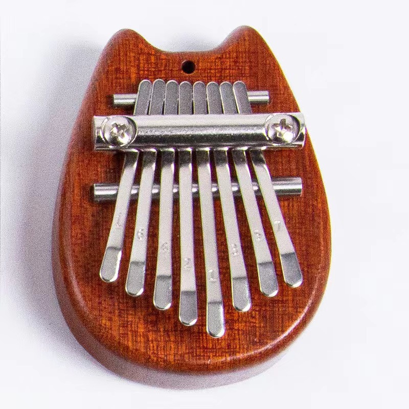 Eight Tone Mini Thumb Piano 8 Tone Thumb Piano Portable Musical Instrument Thumb Piano Kalimba Finger Piano