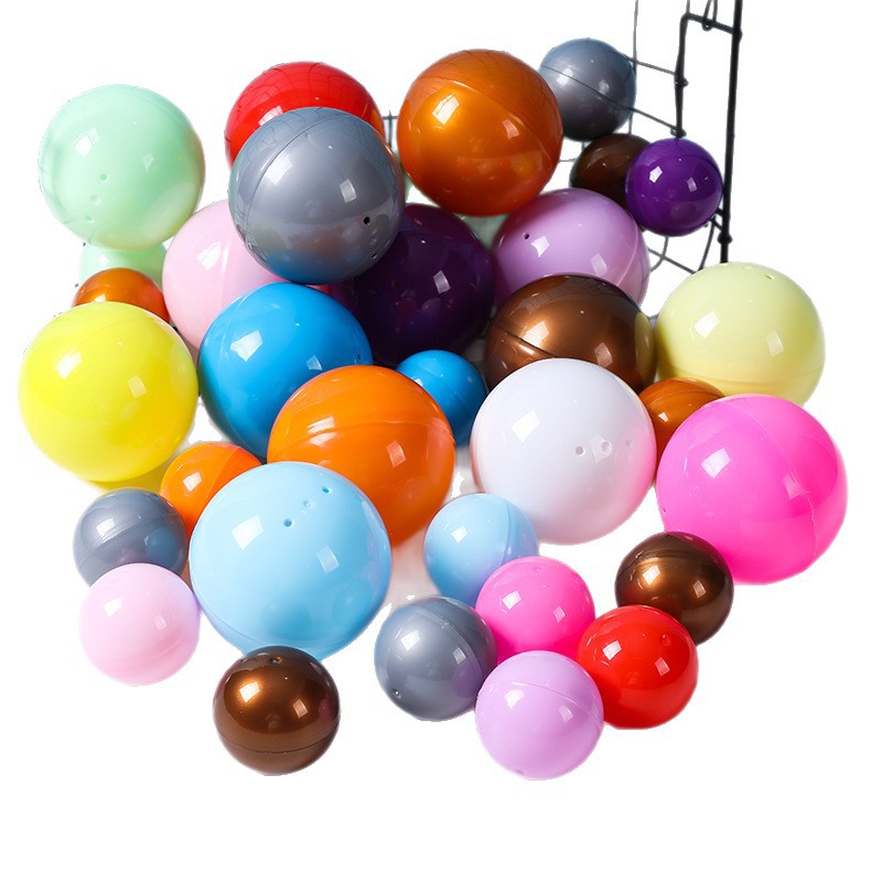 Factory Wholesale Gashapon Toys Transparent Gashapon Shell Gashapon Machine Special Colorful Gashapon Ball Plastic Pp Ball Gift Ball