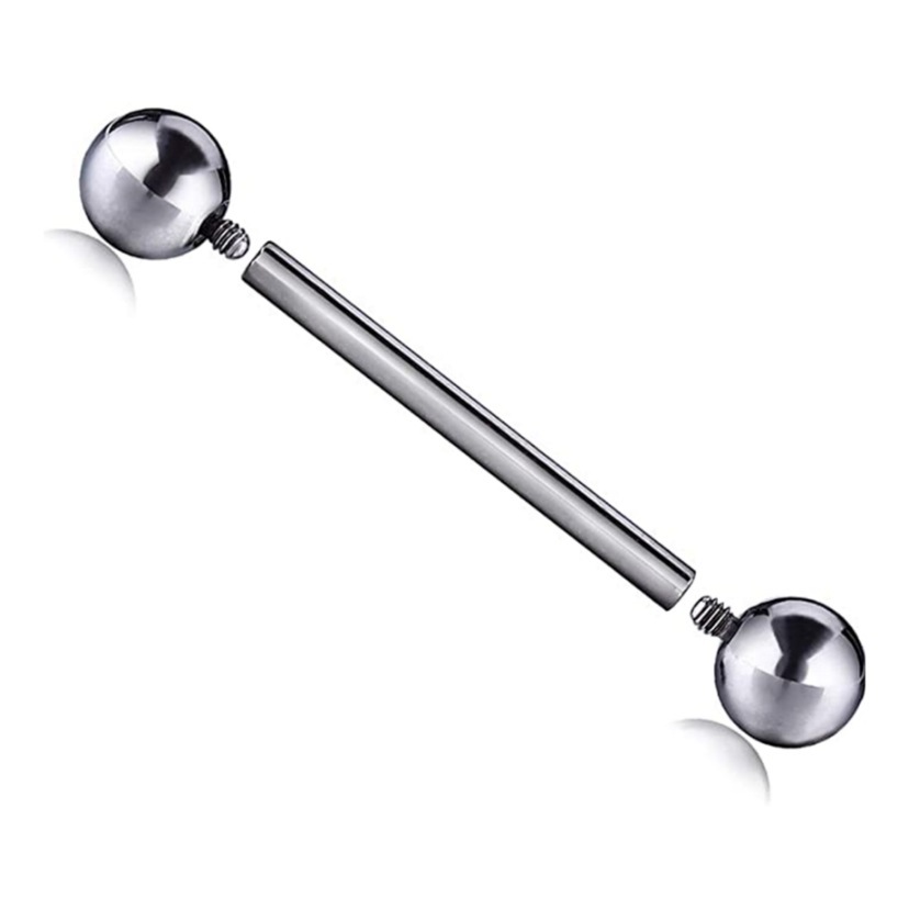 F136 titanium alloy tongue nail lip nail ear nail ear bone nail eyebrow nail G23 straight rod accessories human body puncture jewelry