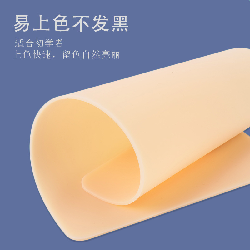 Ingenious tattoo embroidery practice skin tattoo eyebrow semi-permanent beginner silicone eyebrow eye lip simulation face skin fake skin