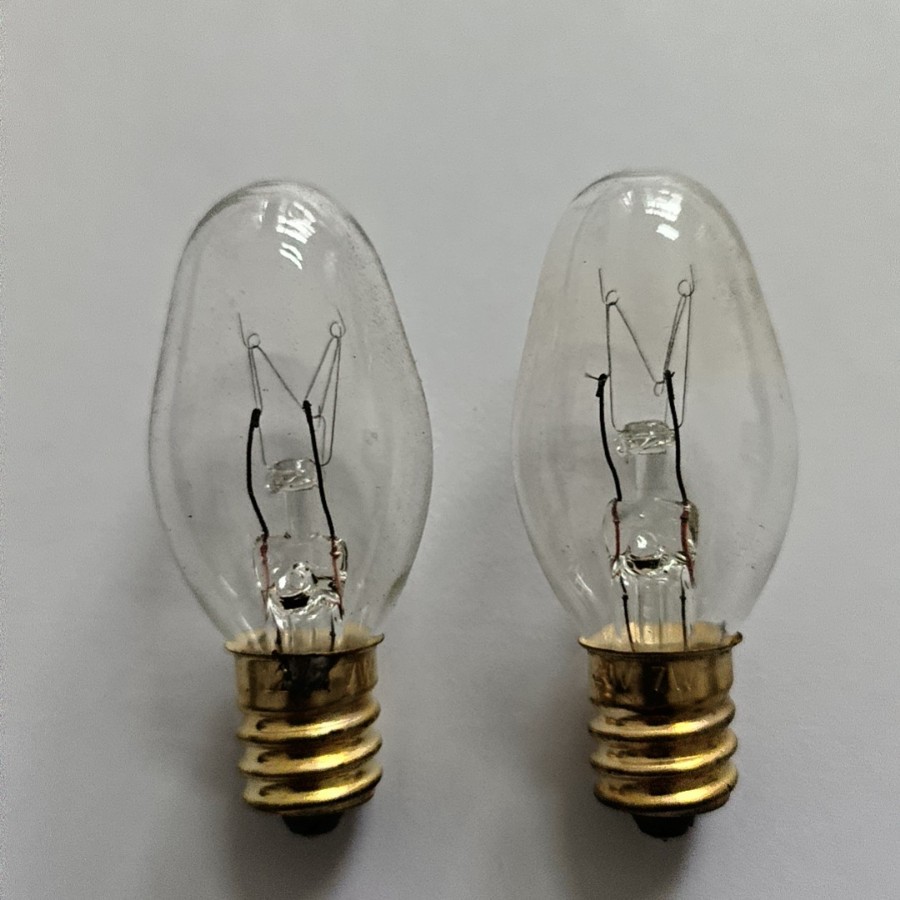 Factory Direct Sales Wholesale C7 Night Light Edison Light Bulb E12 Copper 120V7W Special Light for Halloween Light Strings