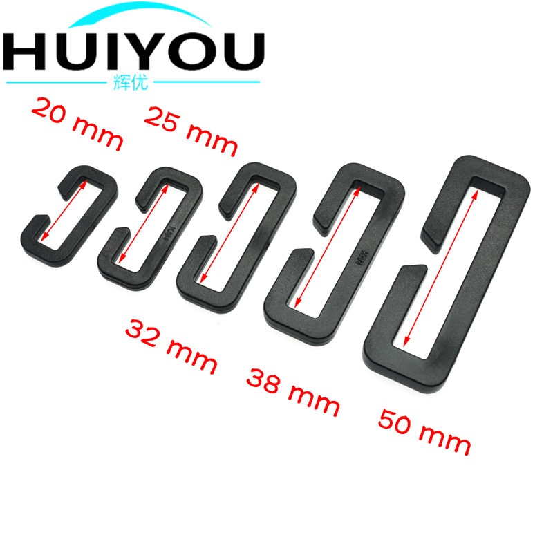 в наличии 20~50мм пластиковая прямоугольная пряжка с двумя зубцами, соединительная пряжка, пряжка с двумя зубцами, аксессуары для багажа