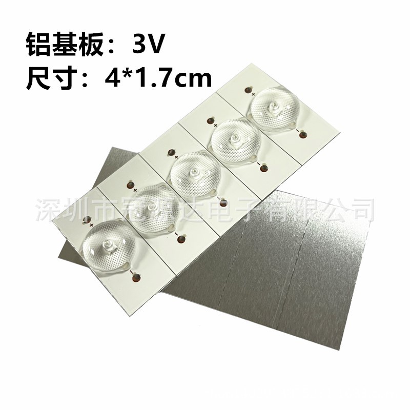 Алюминиевая подложка одиночный 3V линзовый светодиод для ремонта 32 дюймов общепринятого размера универсальный модифицированный светодиод для ЖК телевизоров