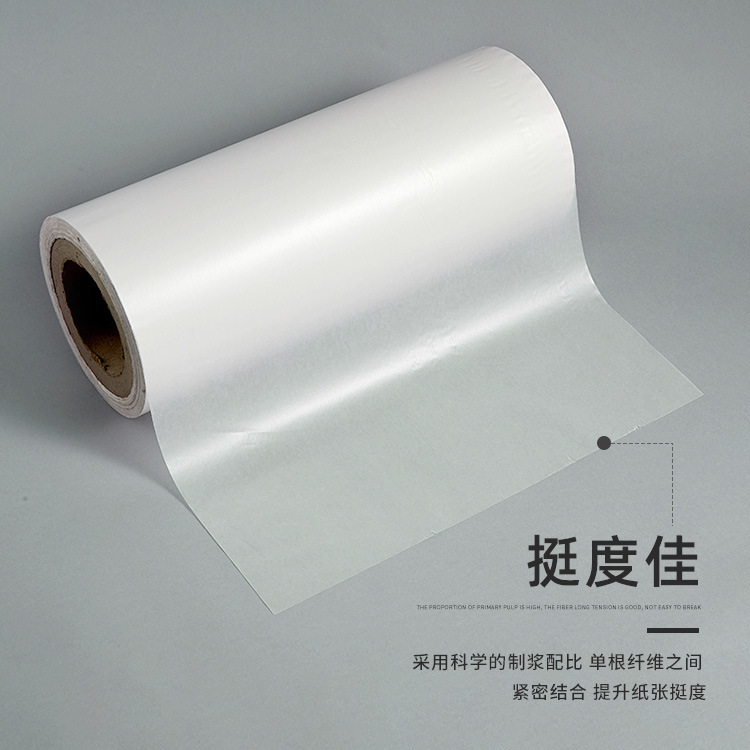 Factory Supply Translucent Waxed Paper Waxed Oil Wax Paper Clothing Packaging Paper Roll Wholesale Translucent Wrapping Paper