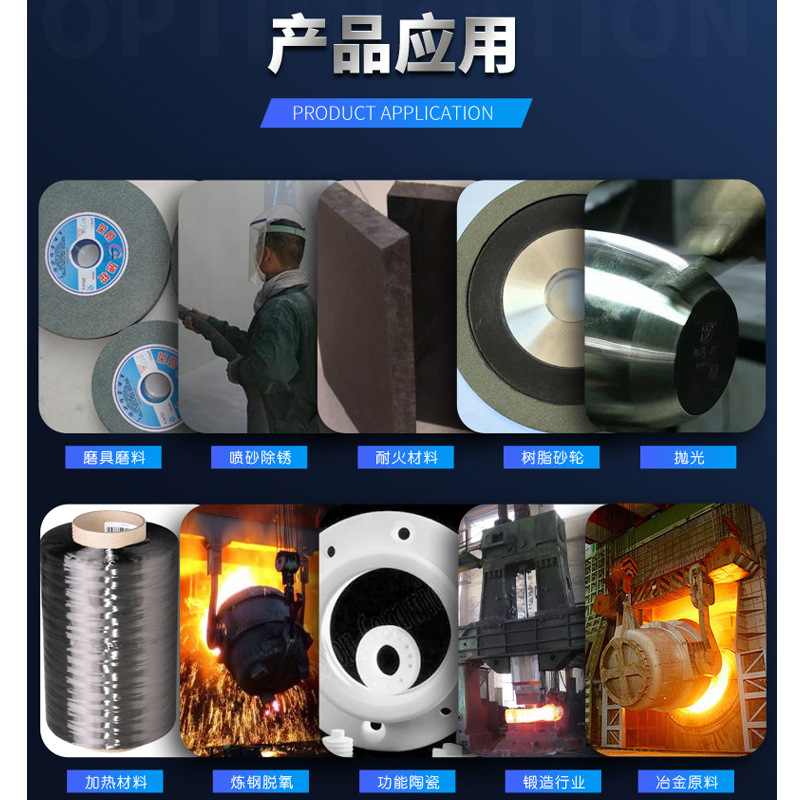 Green Silicon Carbide F24-F320 Grinding Polishing Sand Blasting Rust Removal Green Silicon Carbide Micro Powder for Nano Ceramics