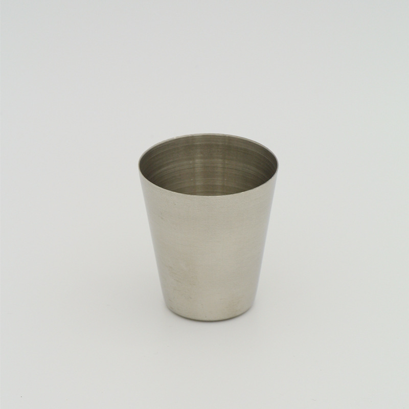 Manufacturers supply 30ML stainless steel small wine glass suit outdoor travel portable picnic spirits cup small wine glass