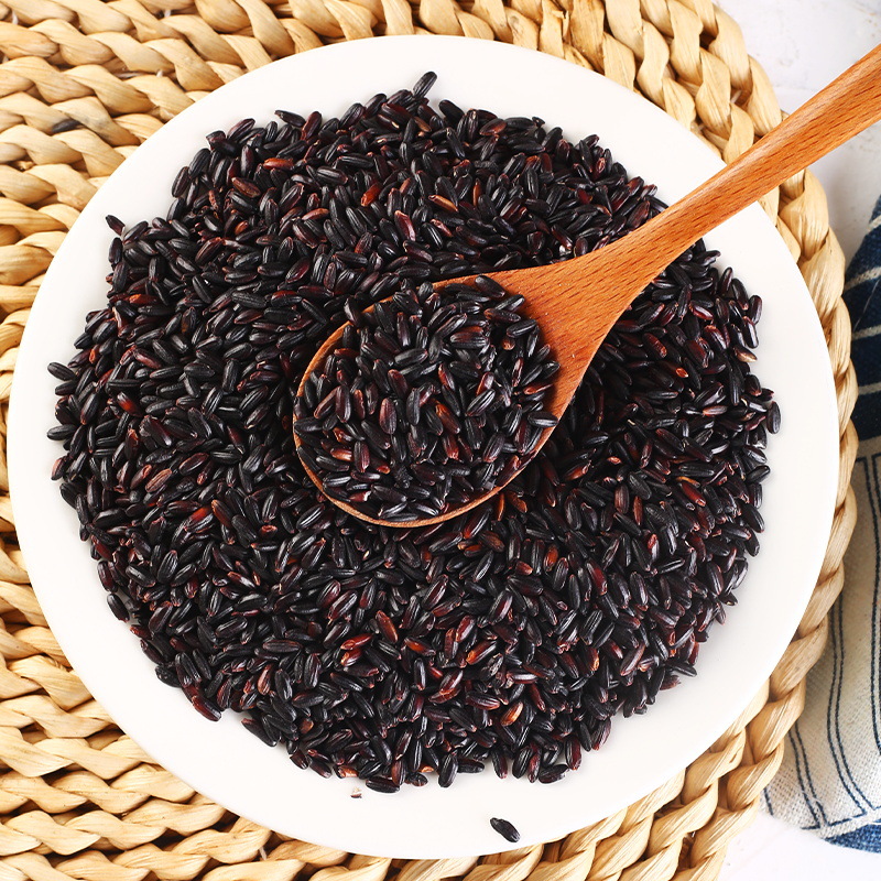 Black rice 500g cereals black rice porridge northeast coarse grain raw materials nutritious rice breakfast 1kg wholesale