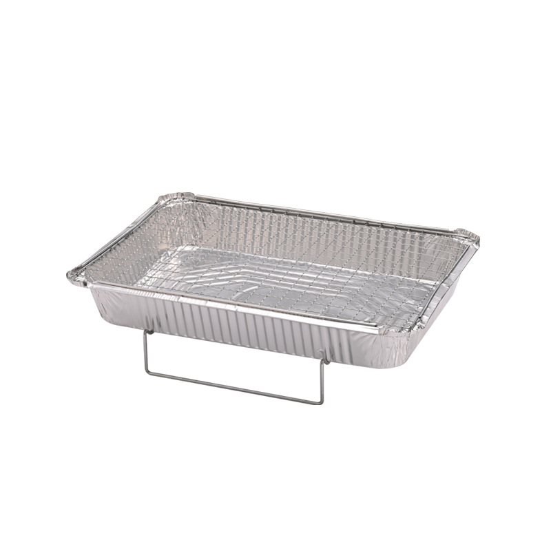 Disposable portable barbecue grill barbecue user home camping outdoor picnic tools small self-baking windproof