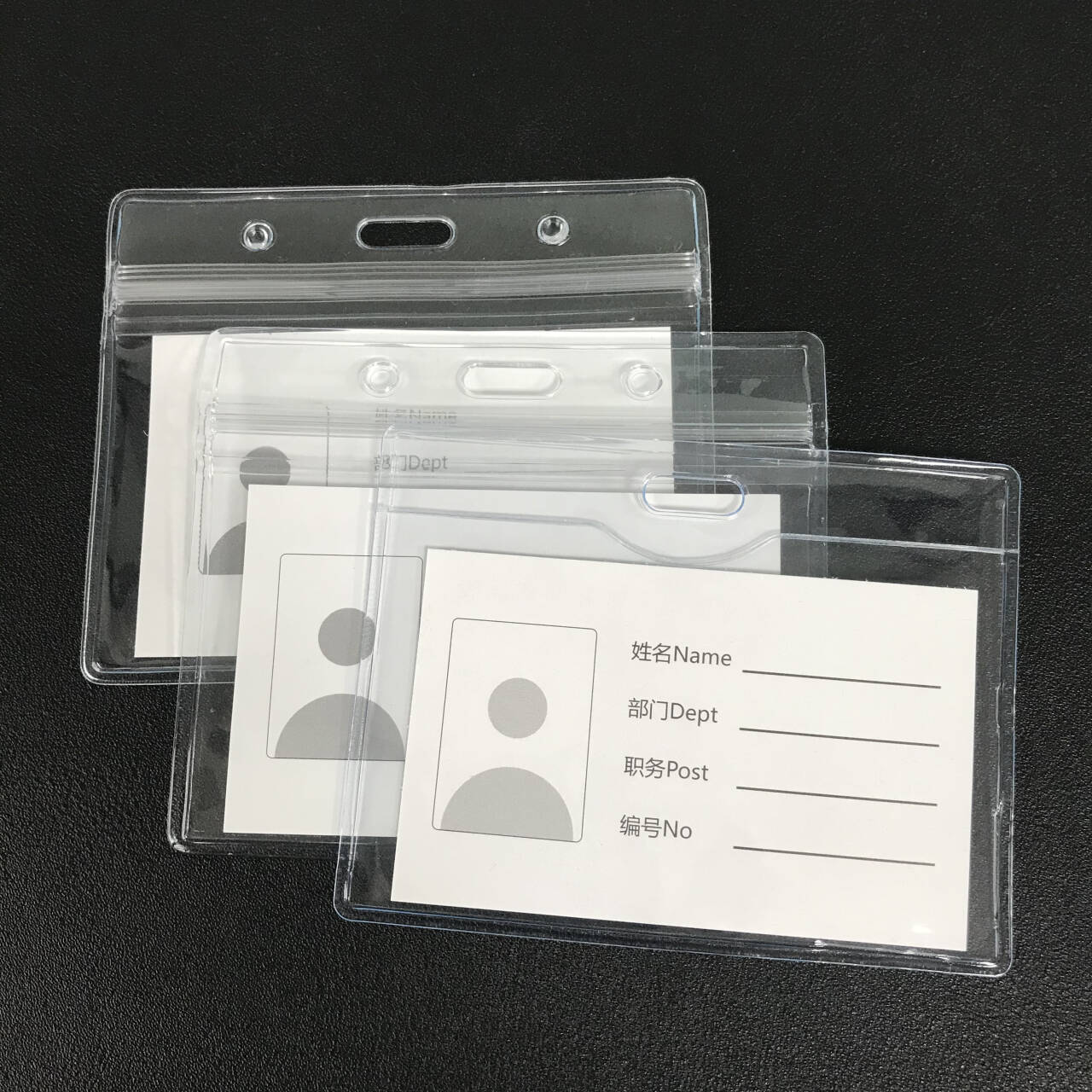 Прямые поставки с завода ПВХ мягкий и жесткий держатель для карт прозрачный держатель для удостоверений