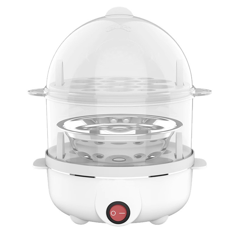 New Egg Cooker, Automatic Power Off, Multifunctional Egg Steamer, Household Fully Automatic Small Breakfast Artifact