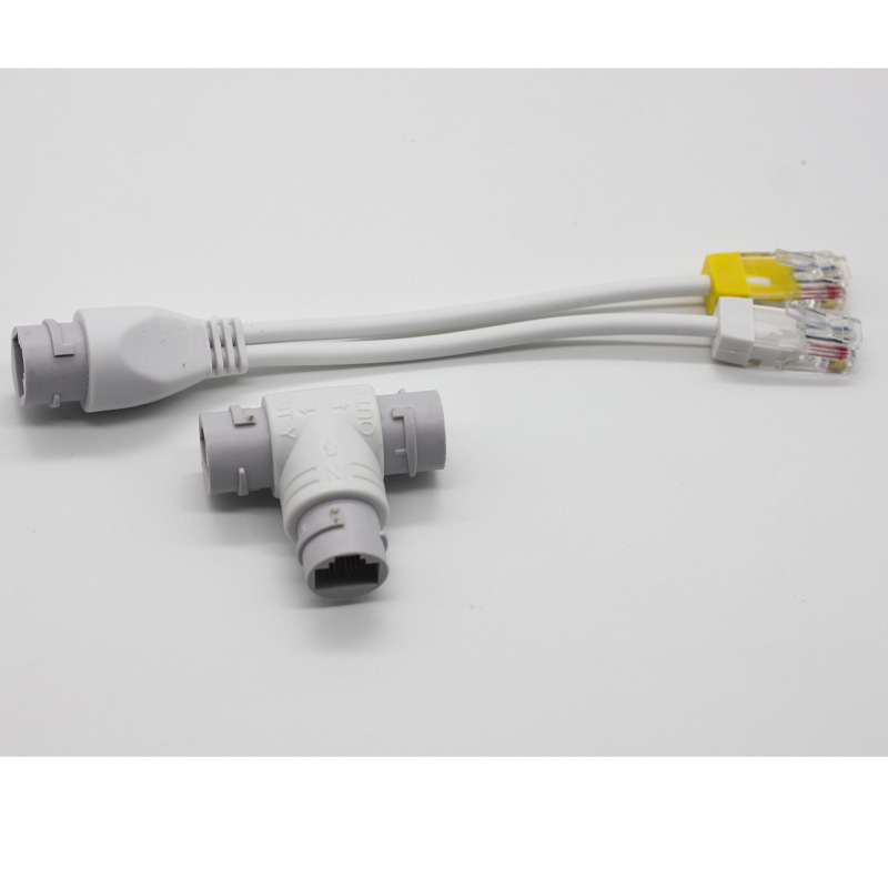 1 Point 2Poe Splitter Network Splitter One Point Two Simplifies Deployment Wiring Network Cable to Connect 2 Devices at the Same Time