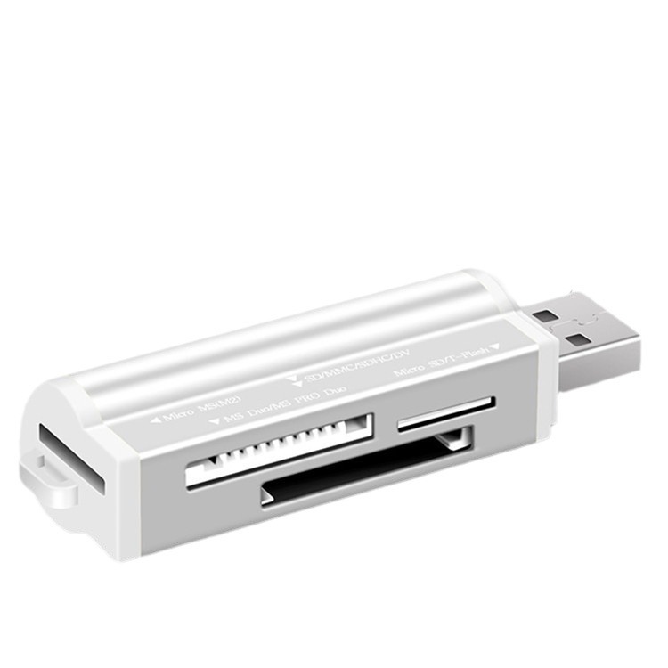 Lighter card reader metal aluminum alloy USB2.0 card reader all-in-one card reader four-in-one card reader